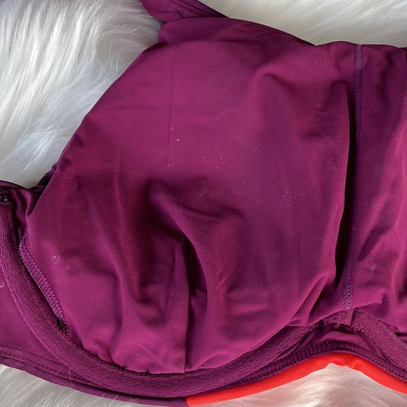 Athleta color block sports bikini EUC size Small - Picture 4 of 8